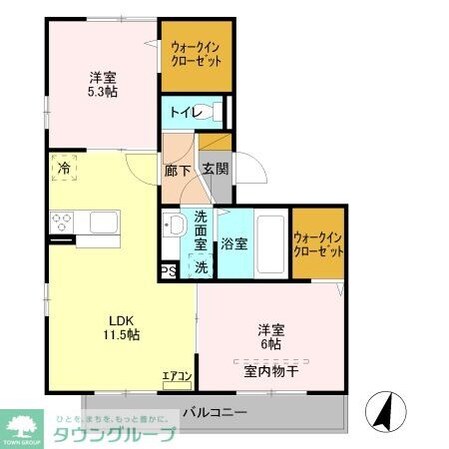 レイクルイーズの物件間取画像
